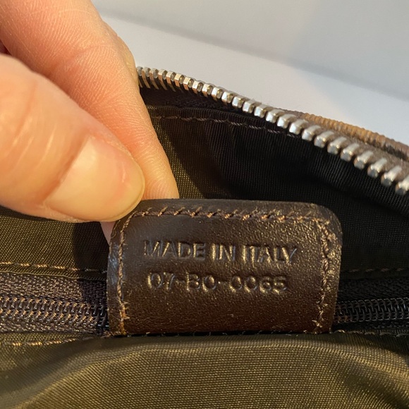 Dior Brown Coated Canvas Trottuer Romantique Floral Bow Small Boston Bag. - Picture 3 of 5